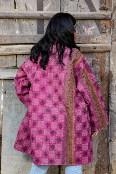 Reversible Vintage Kantha Kimino Jackets