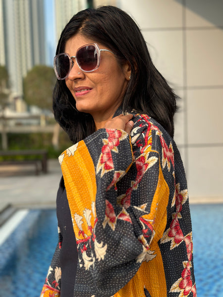 Artisan made Short Vintage Kantha Jackets by Ornate Handicrafts