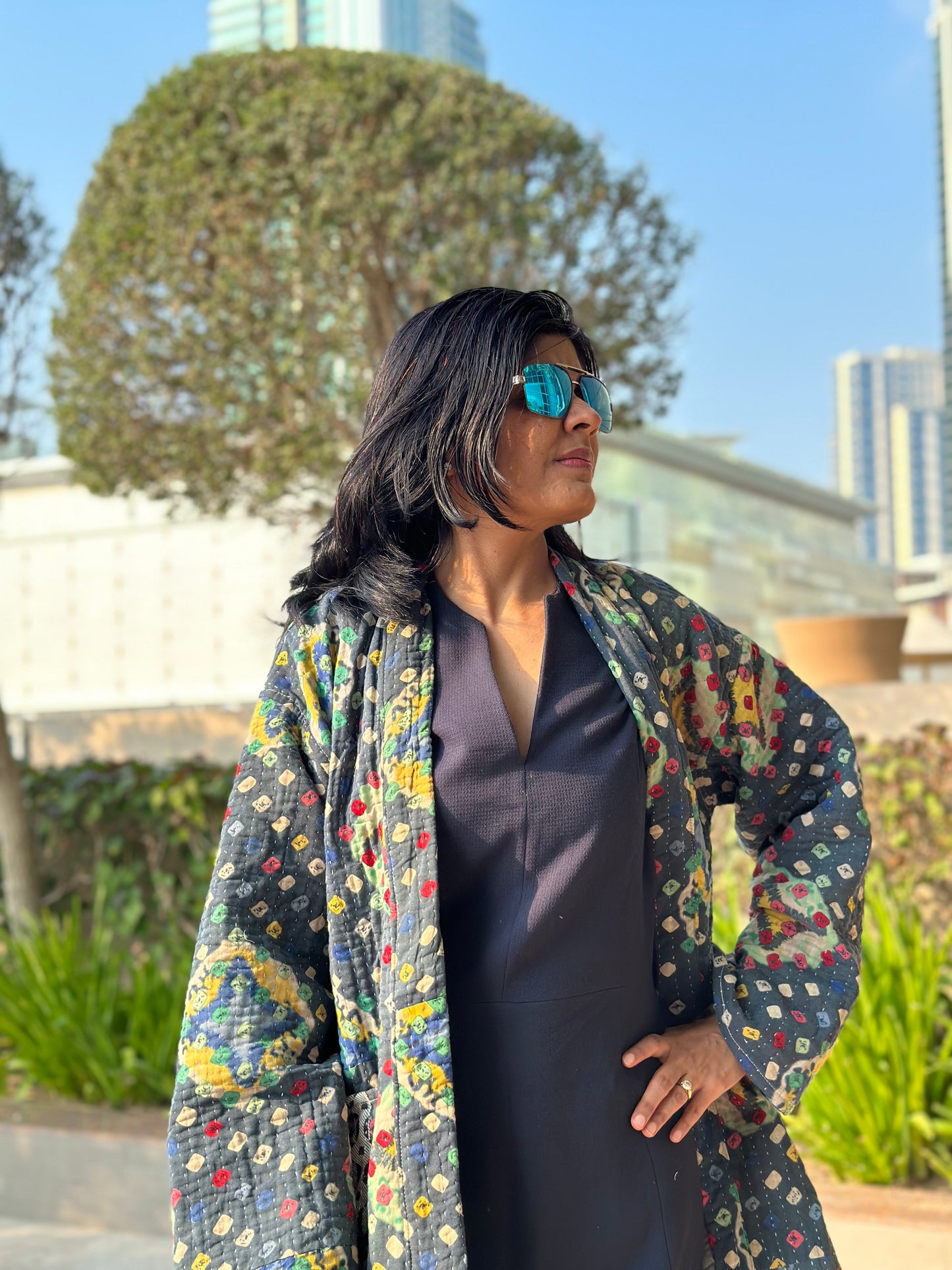Vinatge Kantha Jacket By Ornate Handicrafts