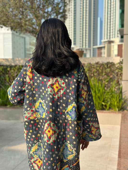 Vinatge Kantha Jacket By Ornate Handicrafts