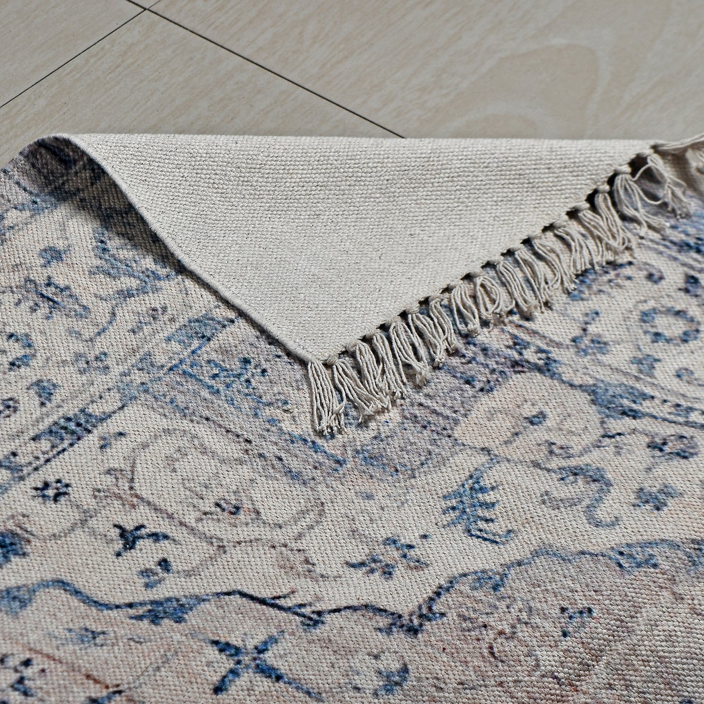 Vintage Rug - Elegant Blue