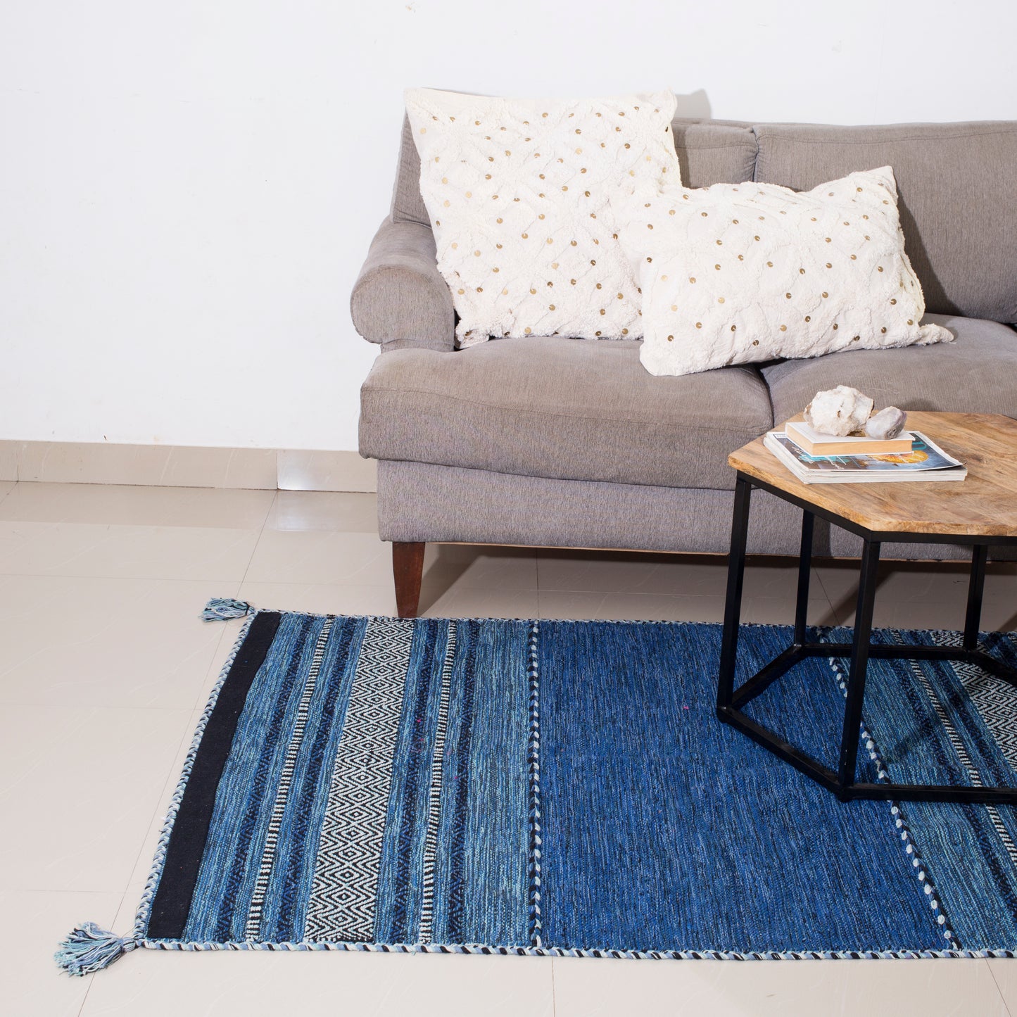 Blue Boho Rug