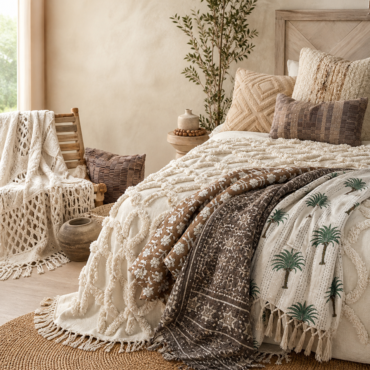 Ornate Handicrafts Throws