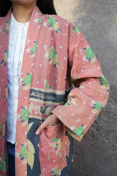 Reversible Vintage Kantha Kimino Jackets
