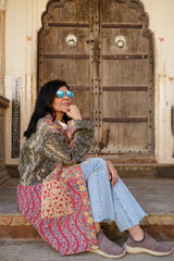 Reversible Vintage Kantha Kimino Jackets