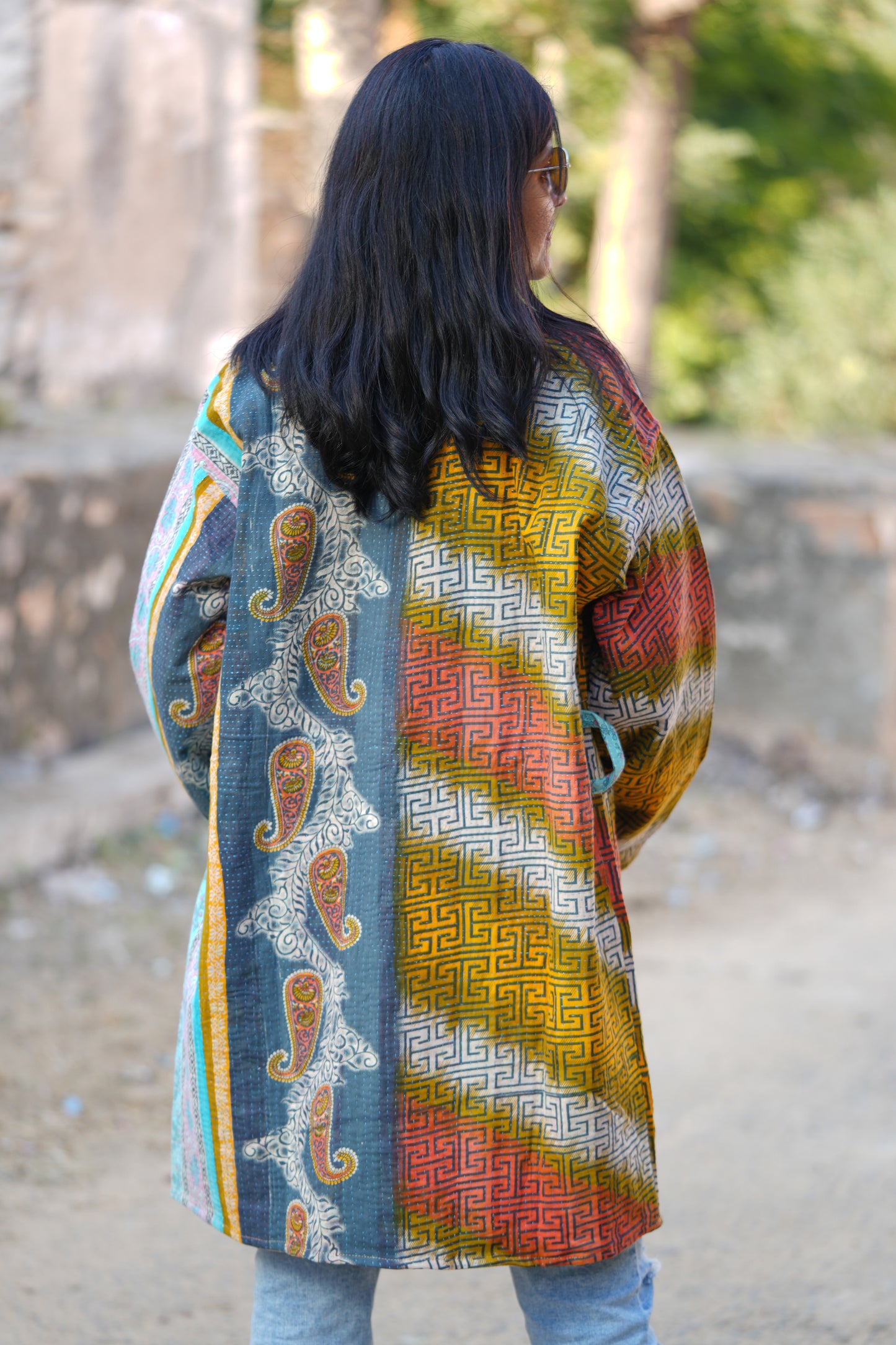 Reversible Vintage Kantha Kimino Jackets
