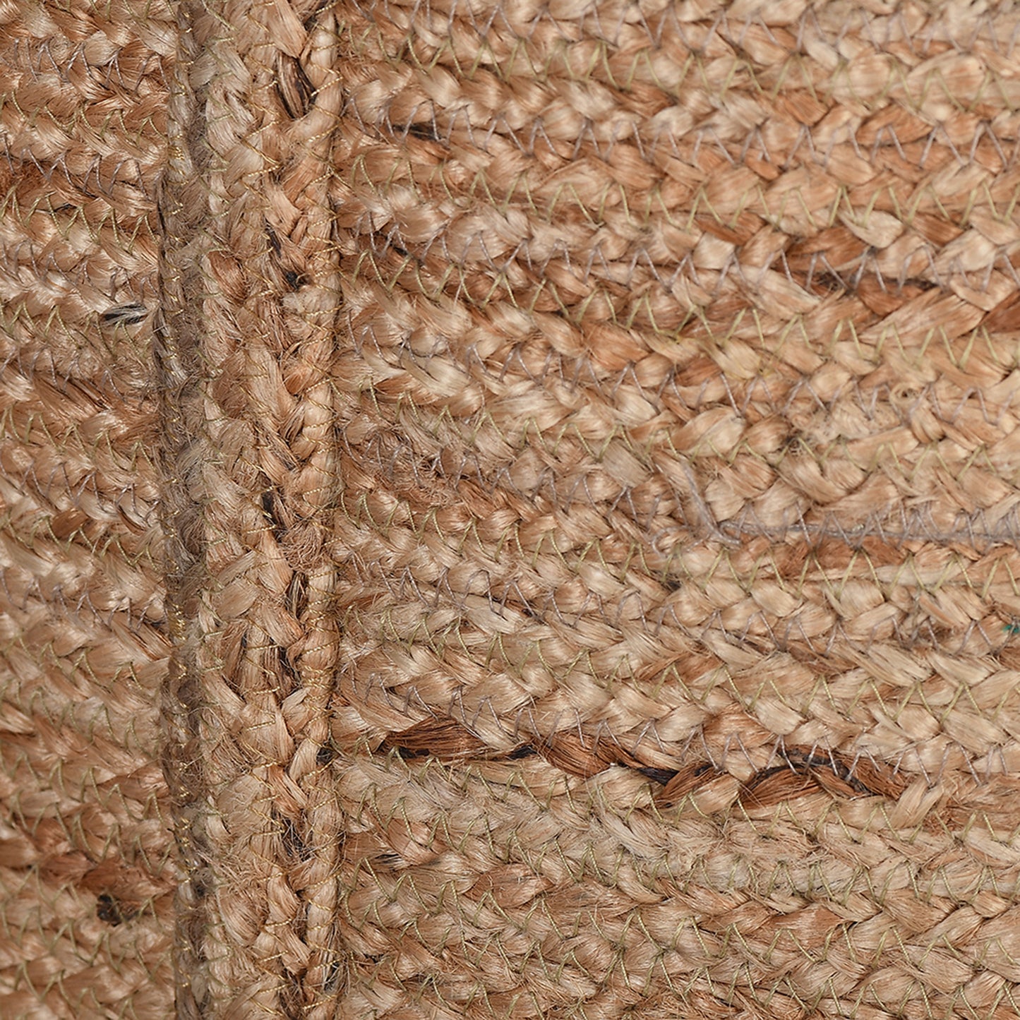 Jute Woven  Laundry Basket(Round)