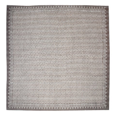 Brown Diamond Kantha Quilt