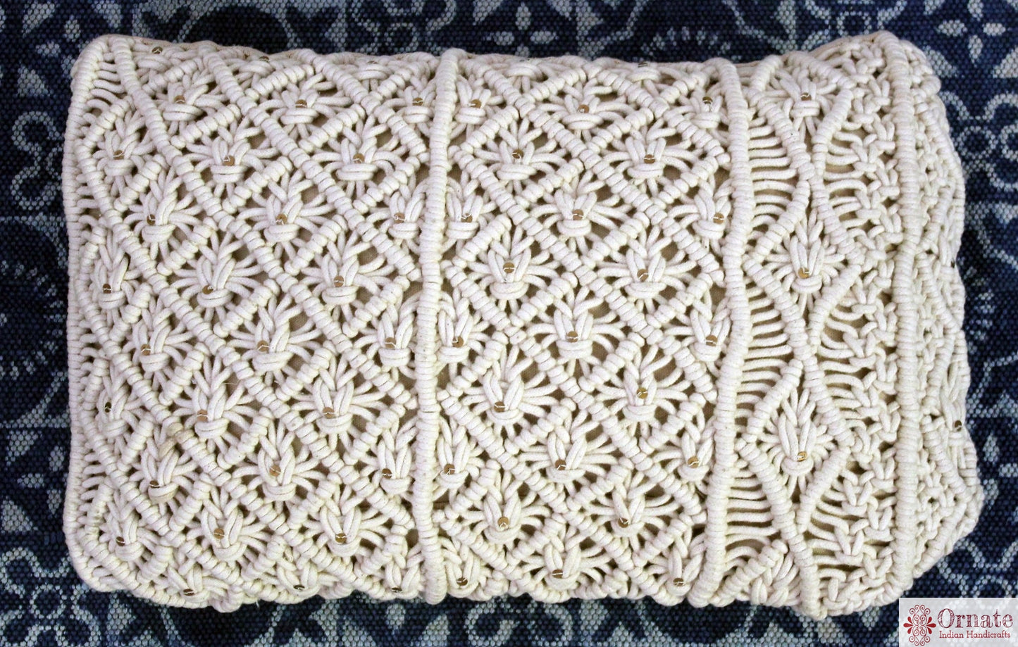Boho Knitted Cushions 12"x18"(Set of 2)