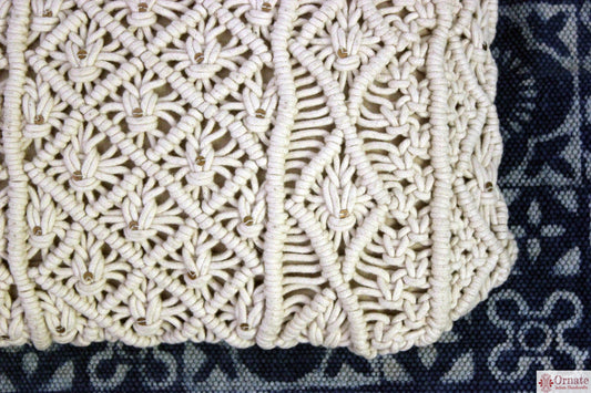 Boho Knitted Cushions 12"x18"(Set of 2)