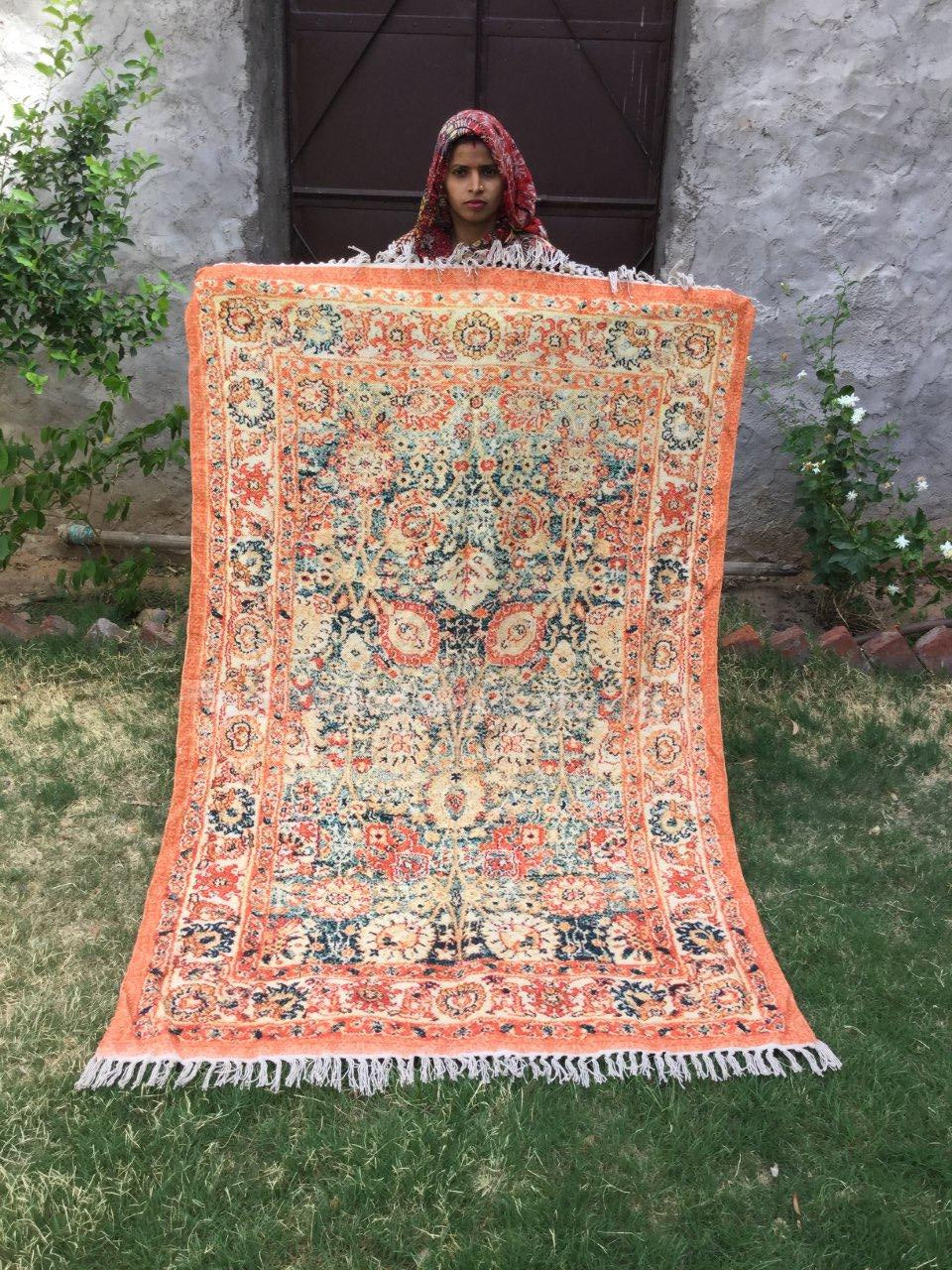 Vintage Rug - Orange
