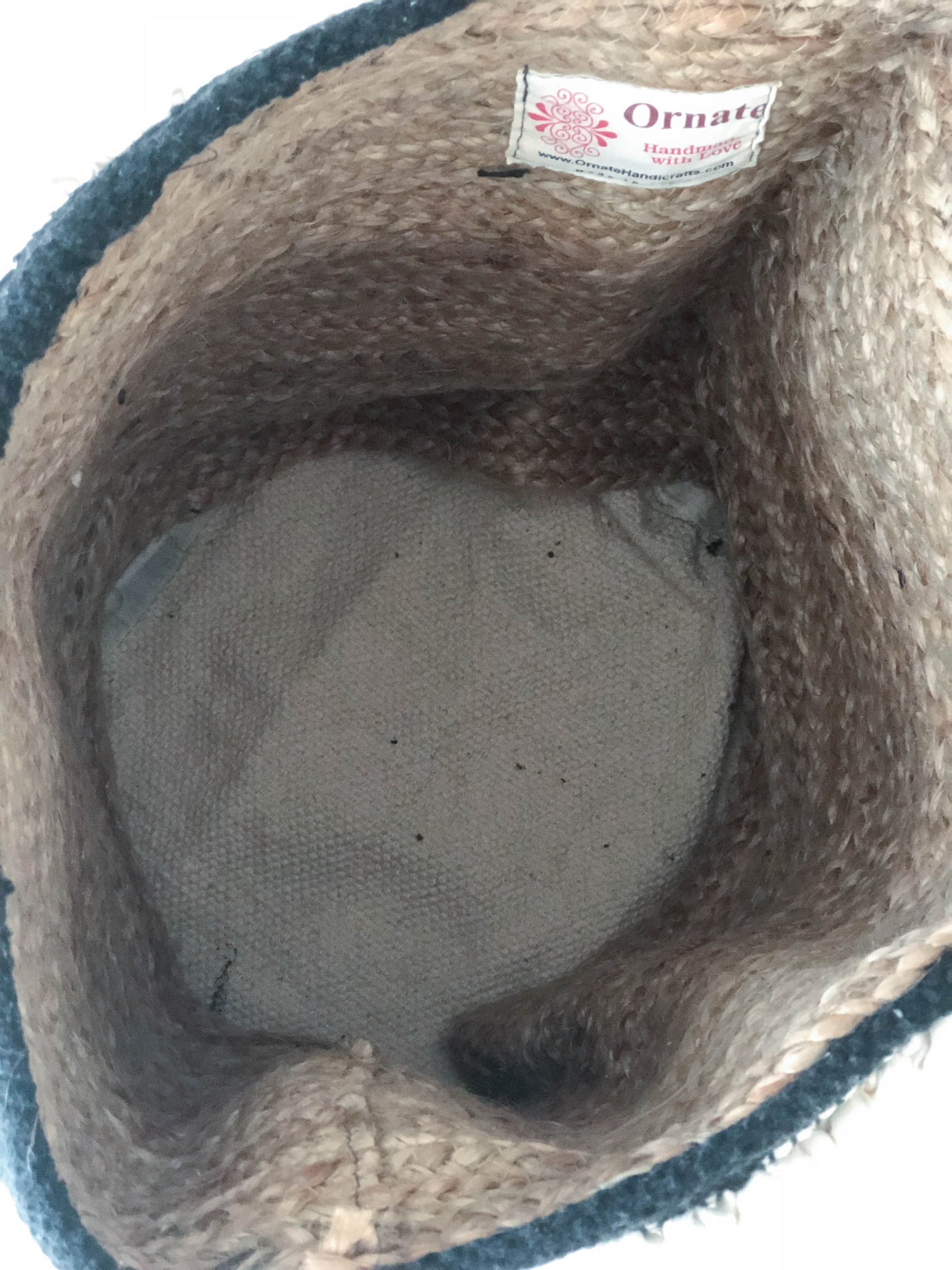 Black Boho Basket