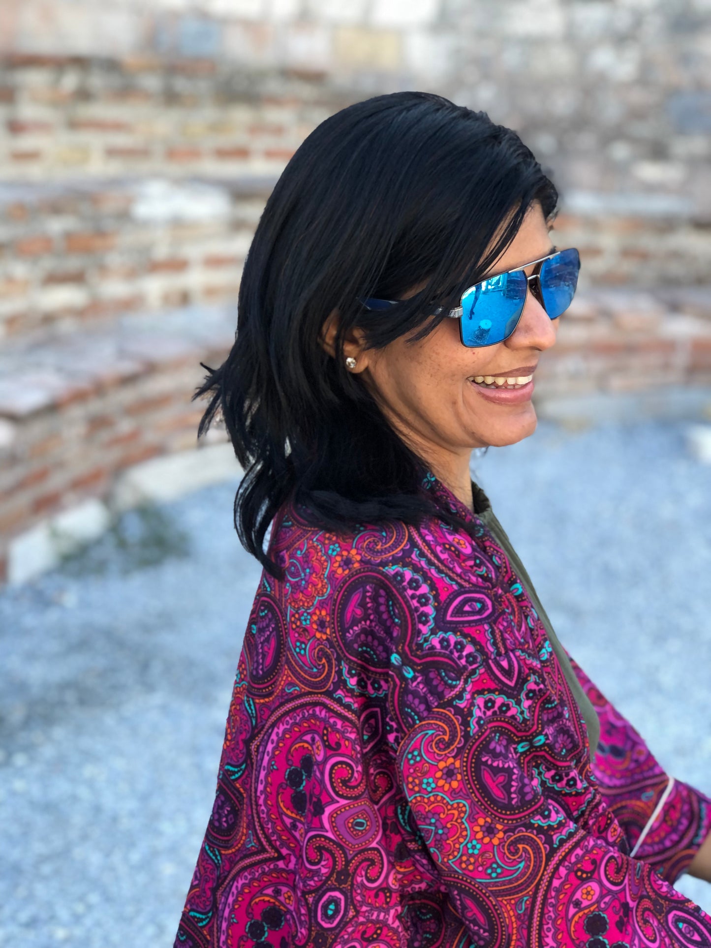 Silk Kimono, New york street style urban outer wear Kimono by Ornate Handicrafts