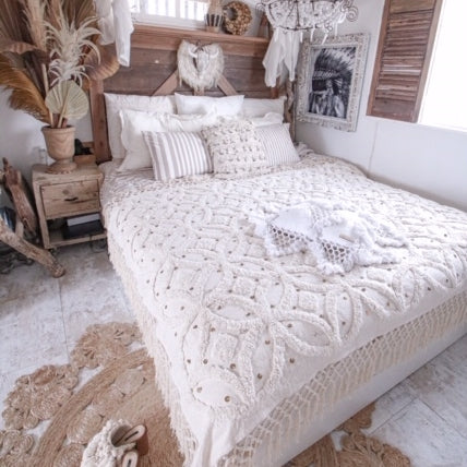 Artisan made Fair trade Boho Throws by Ornate Handicrafts
