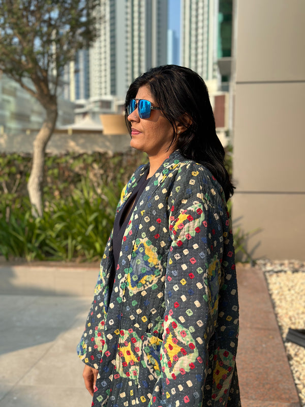 Vinatge  Kantha Jacket By Ornate Handicrafts