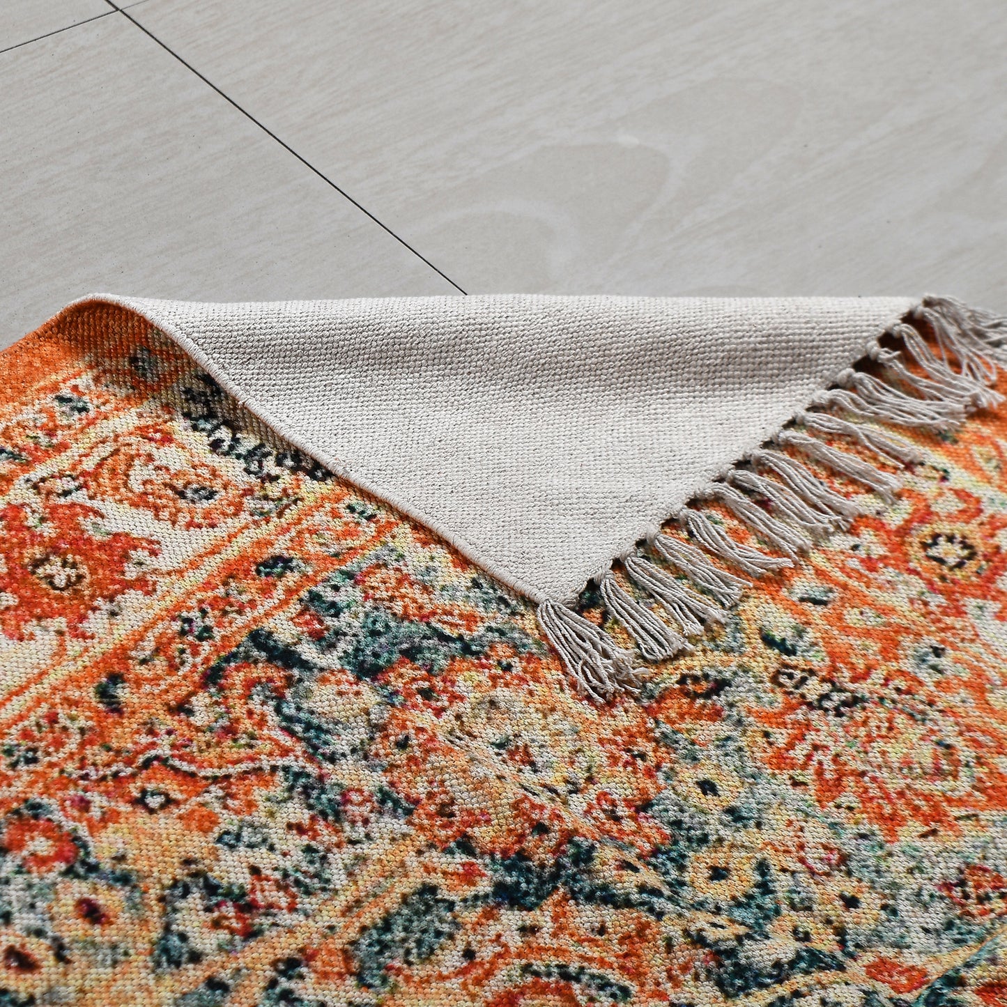 Vintage Rug - Orange