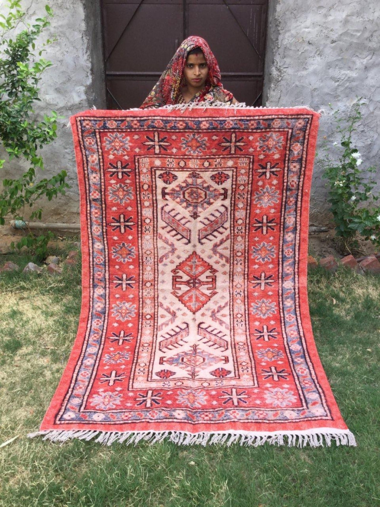 Vintage Rug - Red