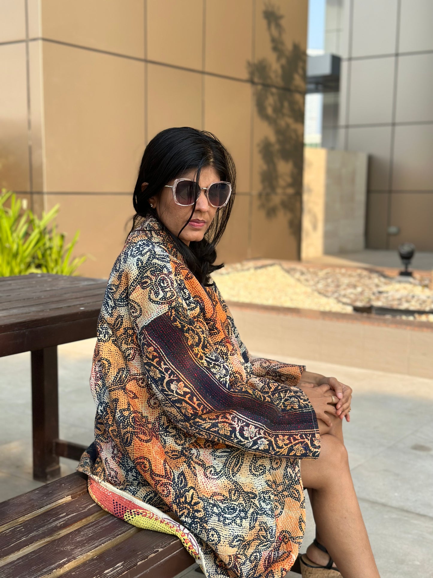 Artisan made Vintage Kantha Jacket by Ornate Handicrafts
