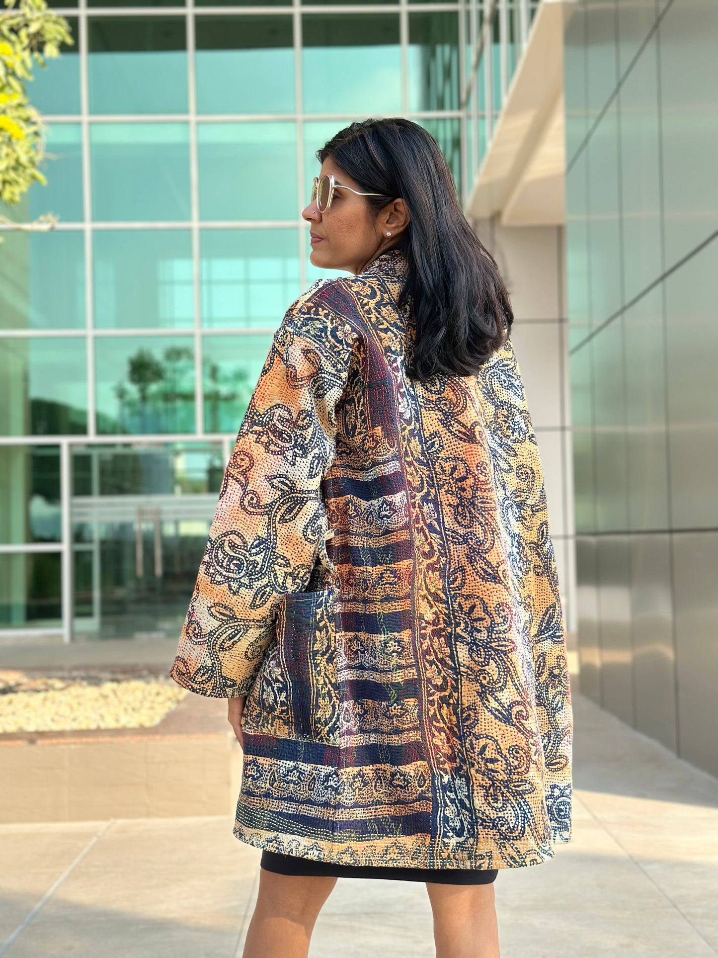 Artisan made Vintage Kantha Jacket by Ornate Handicrafts