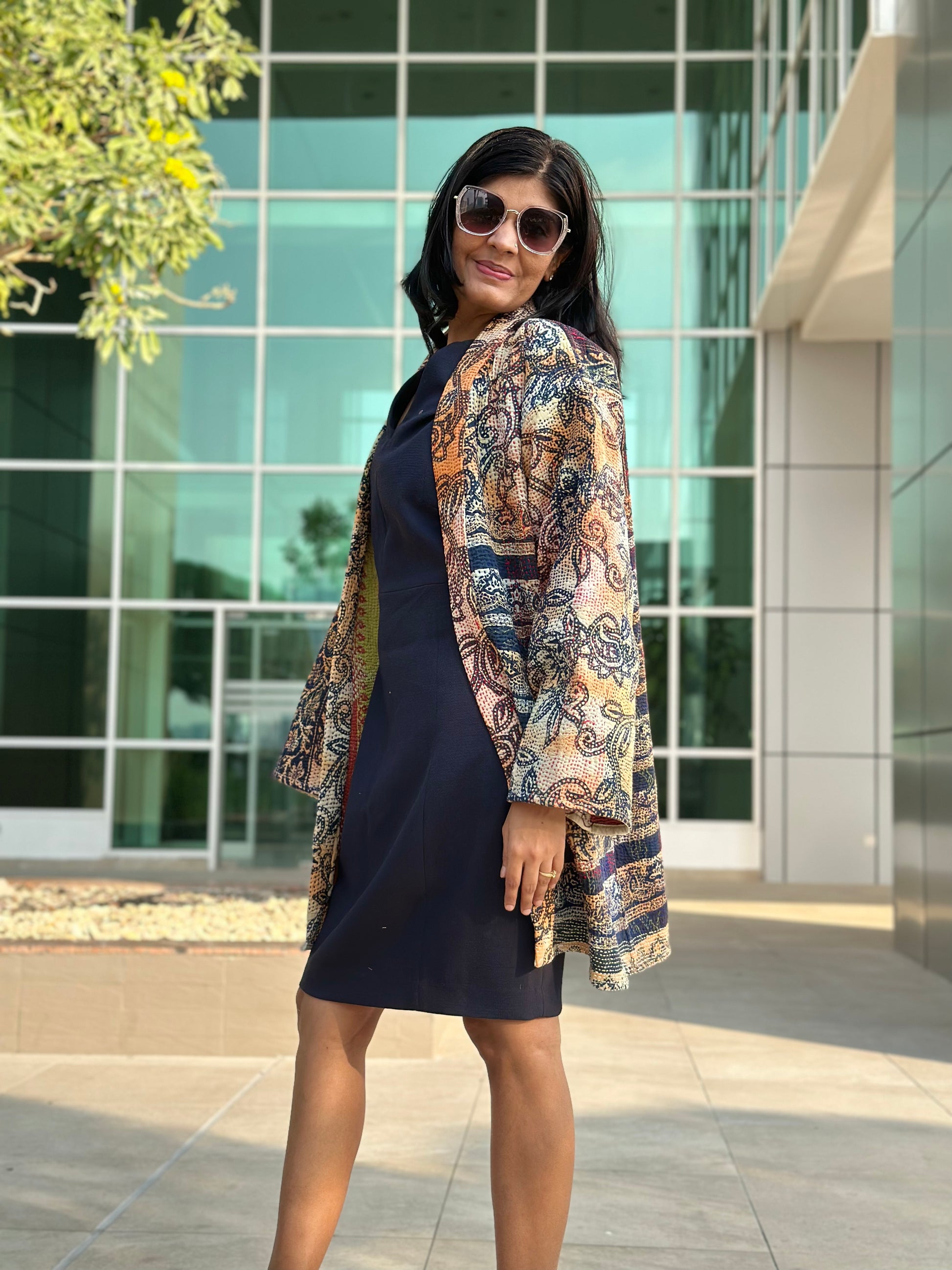 Artisan made Vintage Kantha Jacket by Ornate Handicrafts