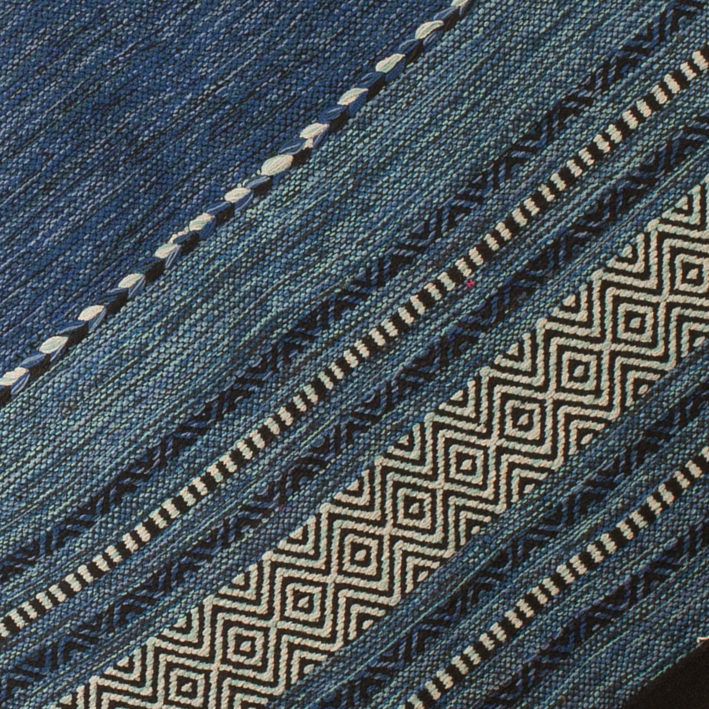 Blue Boho Rug