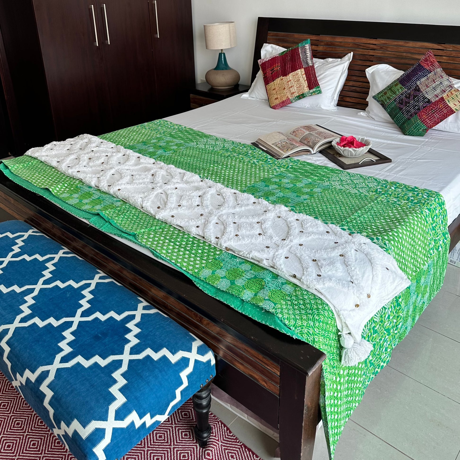 Artisan made Fair trade Kantha Quilts by Ornate Handicrafts