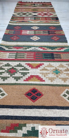 Arya Kilim rug , Indian kilim rug , wool jute kilim , turkish kilim design ,Orante handicrafts 