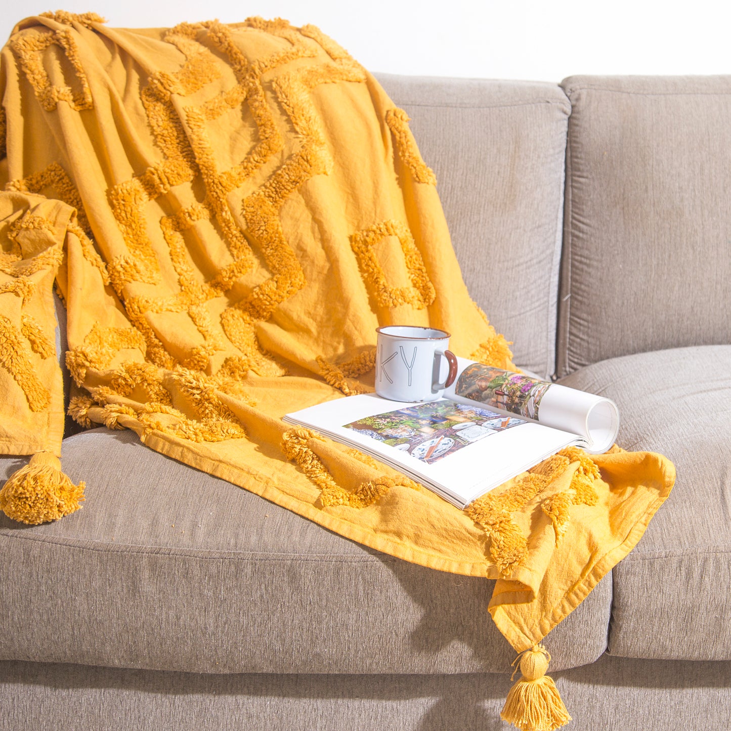 Artisan made Fair trade Boho Throws by Ornate Handicrafts