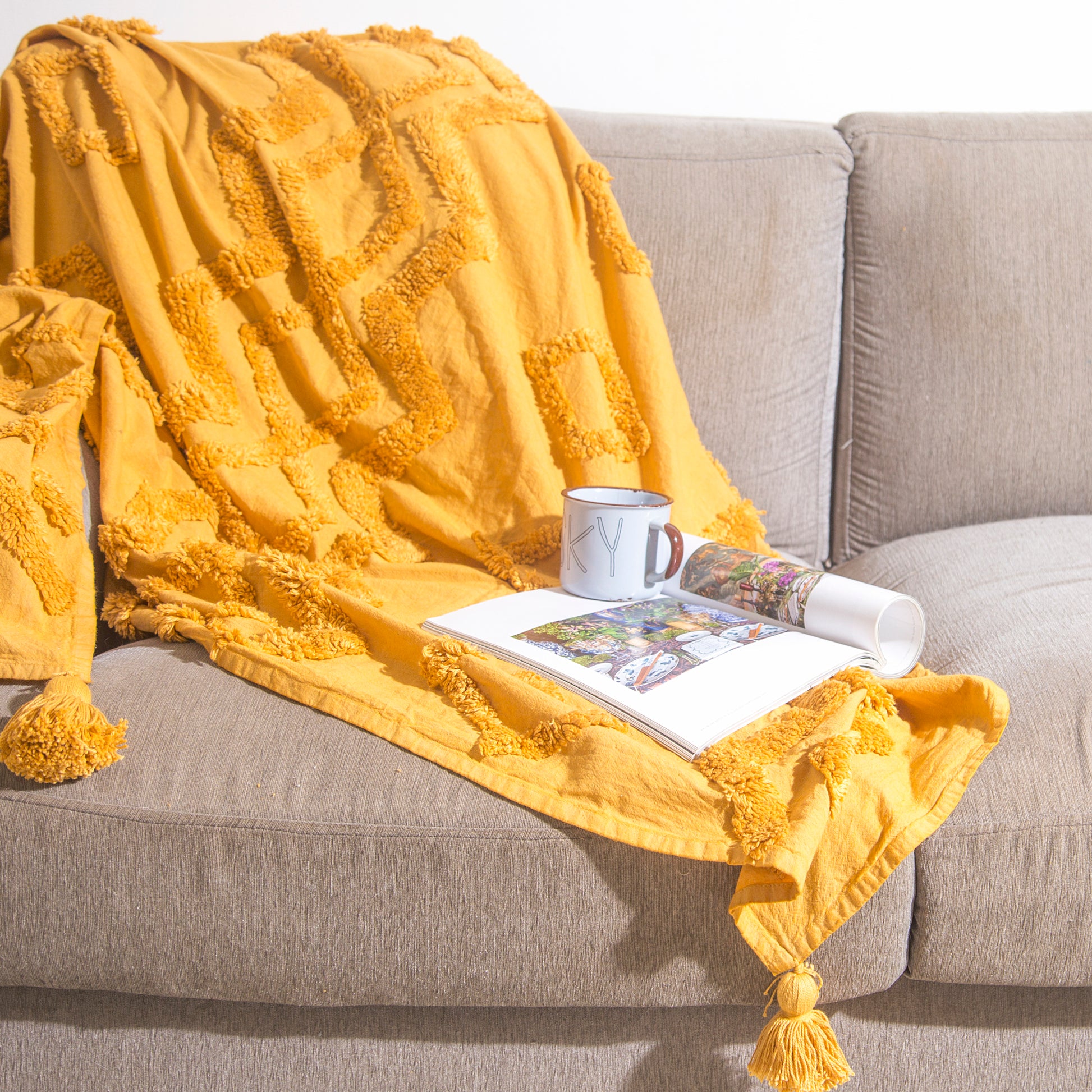 Artisan made Fair trade Boho Throws by Ornate Handicrafts