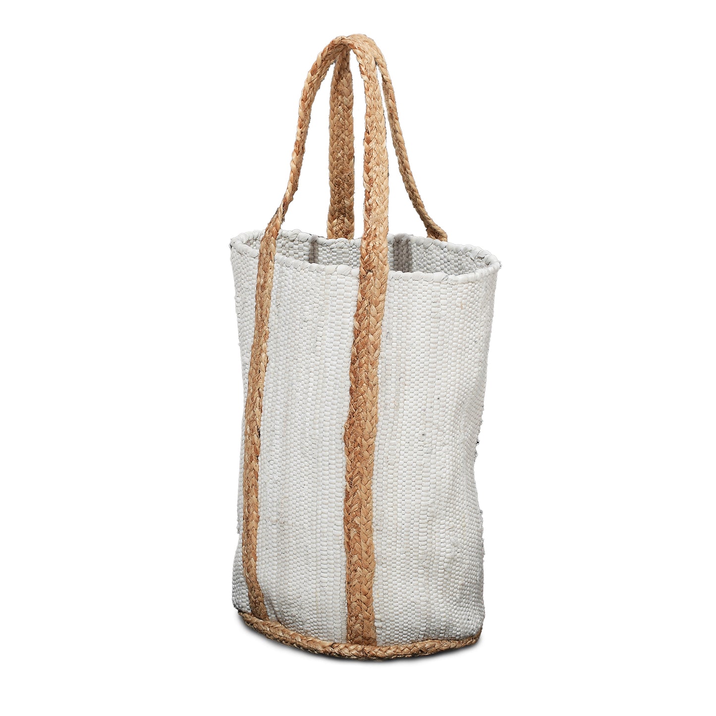 White Recycled Basket