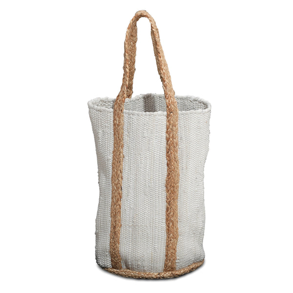 White Recycled Basket